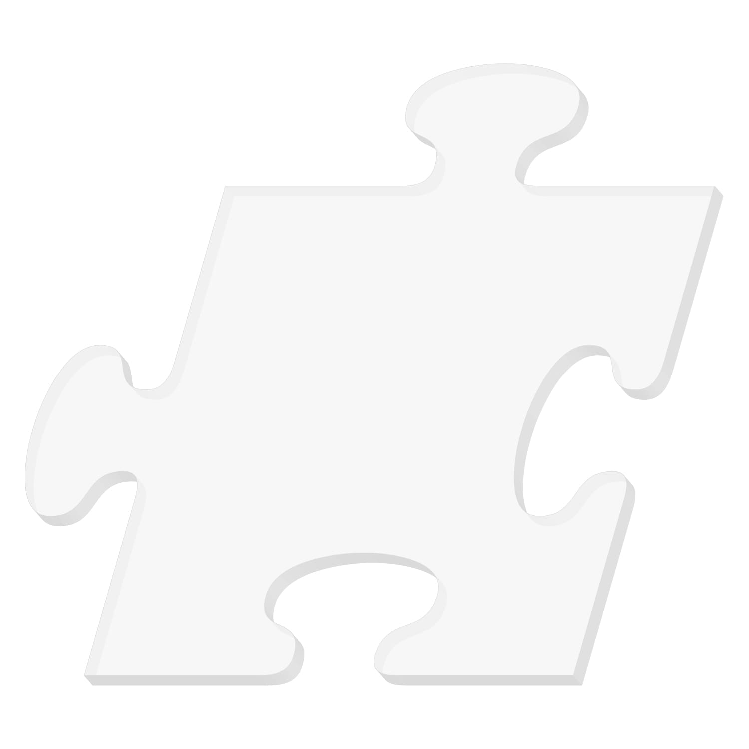 Plexiglas® Zuschnitt - Puzzle Farblos transparent - Basteln Deko 3-50cm Amazon