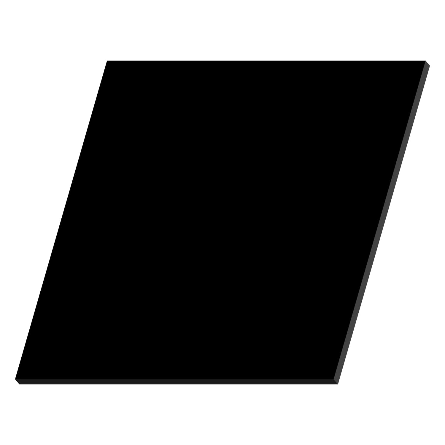 PLEXIGLAS® Quadrat Zuschnitt schwarz 3-50cm