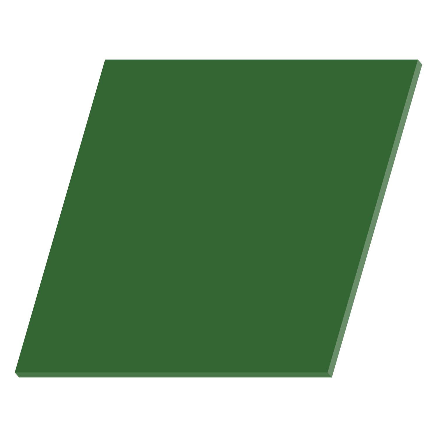 PLEXIGLAS® Quadrat Zuschnitt dunkelgrün 3-50cm