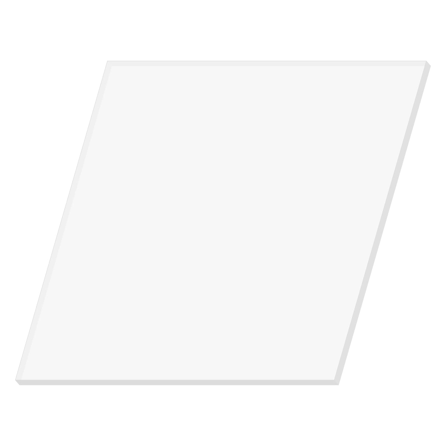 PLEXIGLAS® Quadrat Zuschnitt Farblos transparent 3-50cm