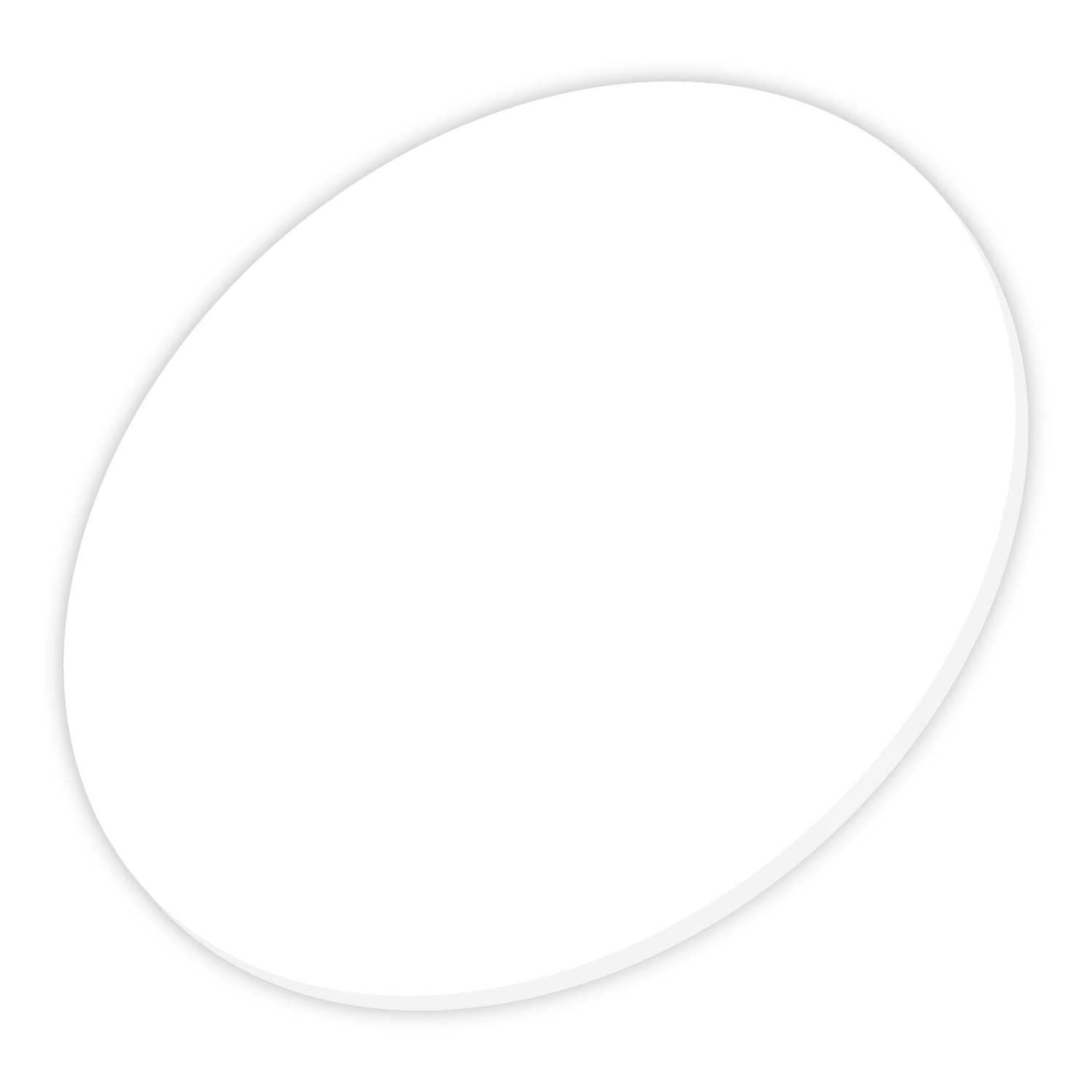 PLEXIGLAS® Scheibe Kreis Zuschnitt weiß 3-50cm