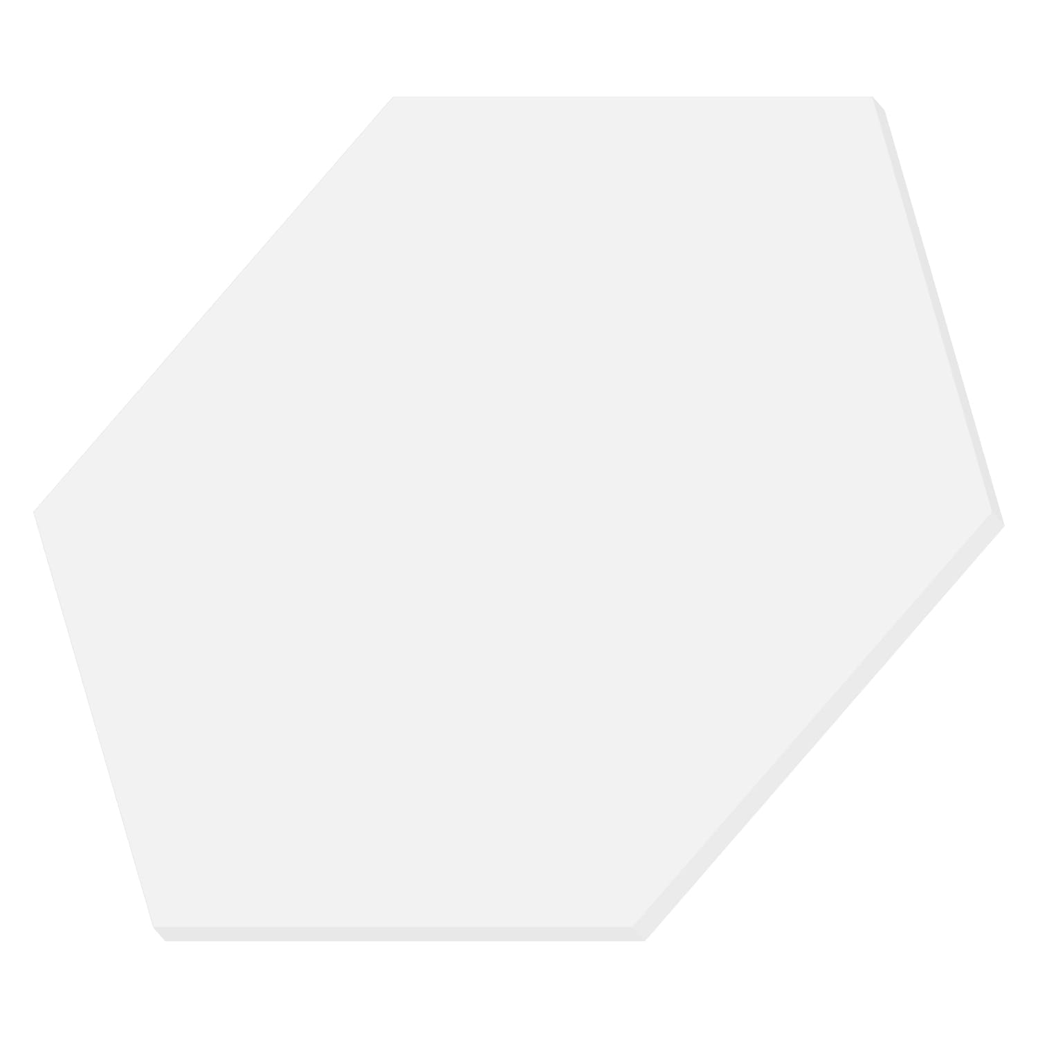 Plexiglas® Zuschnitt - Hexagon/Sechseck Farblos milchig - Basteln Deko 3-50cm Amazon