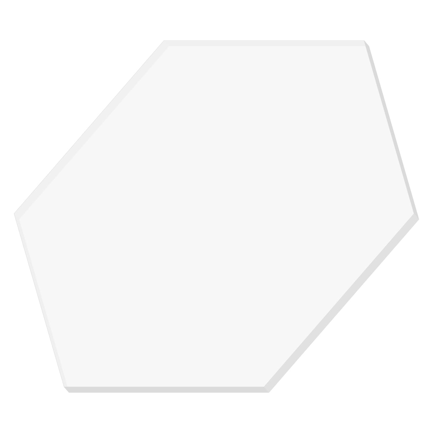 Plexiglas® Zuschnitt - Hexagon/Sechseck Farblos transparent - Basteln Deko 3-50cm Amazon