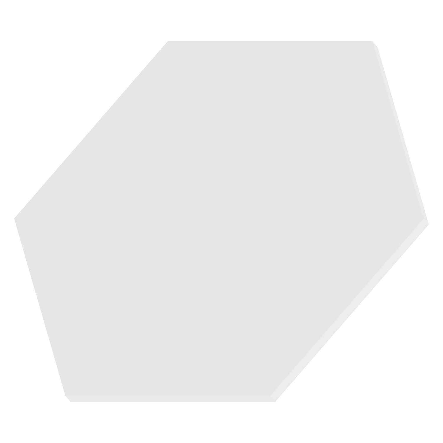 PLEXIGLAS® Hexagon Sechseck Zuschnitt Grau 3-50cm