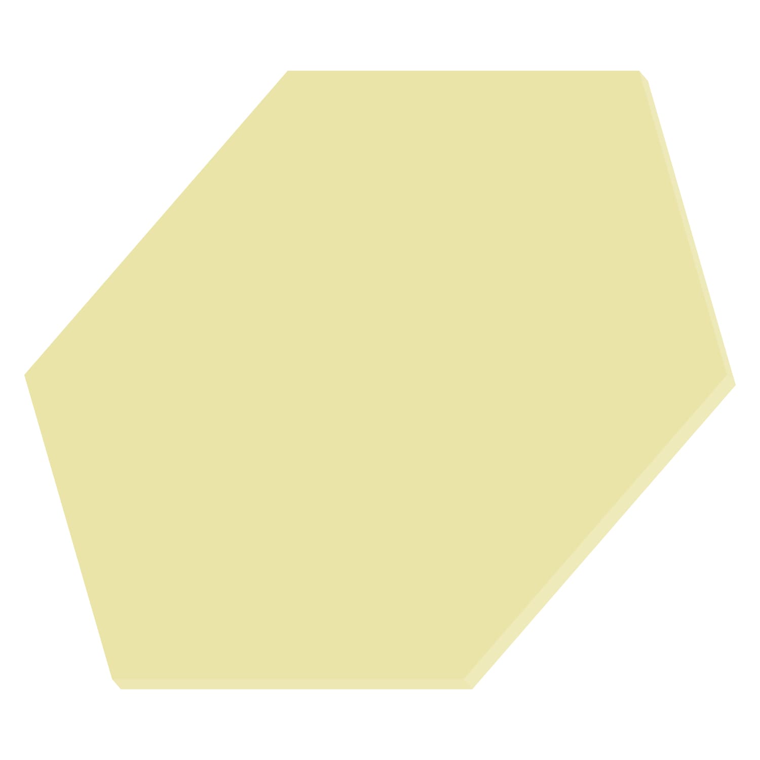 PLEXIGLAS® Hexagon Sechseck Zuschnitt Creme 3-50cm