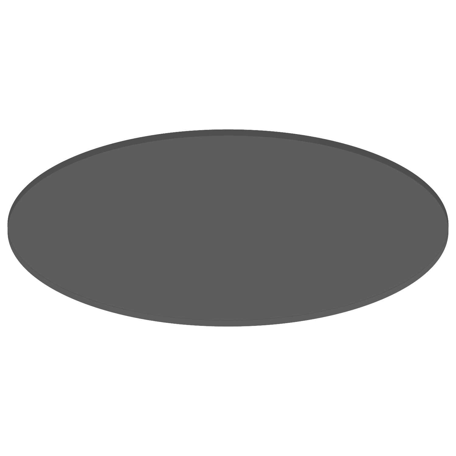 PLEXIGLAS® Zuschnitt 3-50cm - ovale Scheibe Farblos Dunkelgrau transparent Amazon