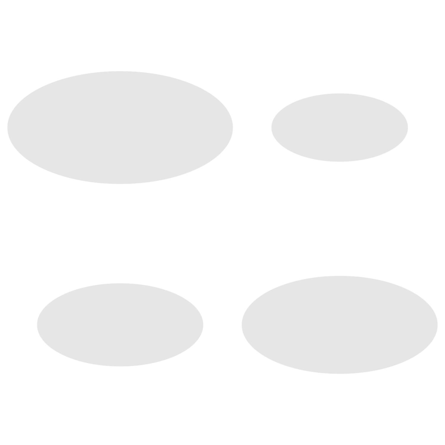 PLEXIGLAS® Zuschnitt 3-50cm - ovale Scheibe grau Gruppenbild