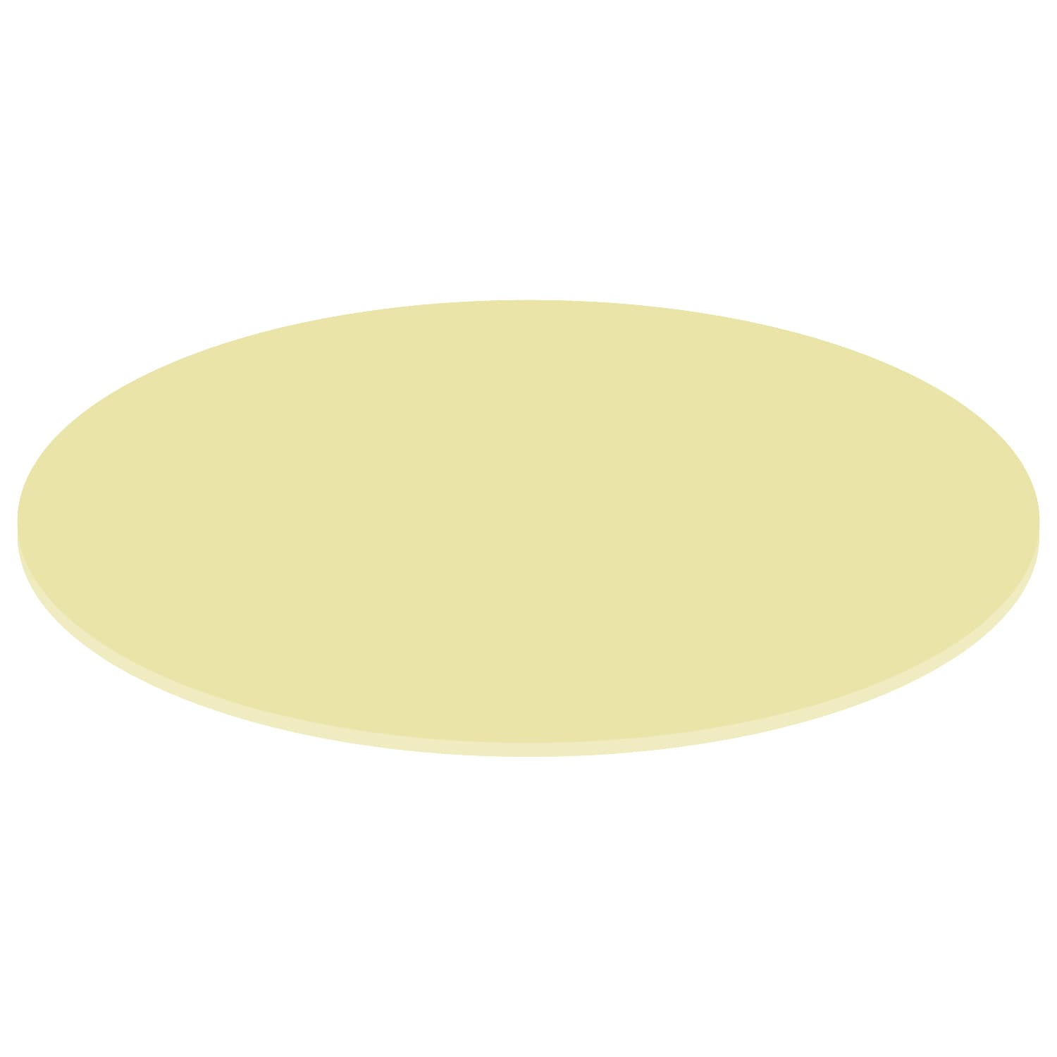 PLEXIGLAS® Zuschnitt 3-50cm - ovale Scheiben creme Amazon