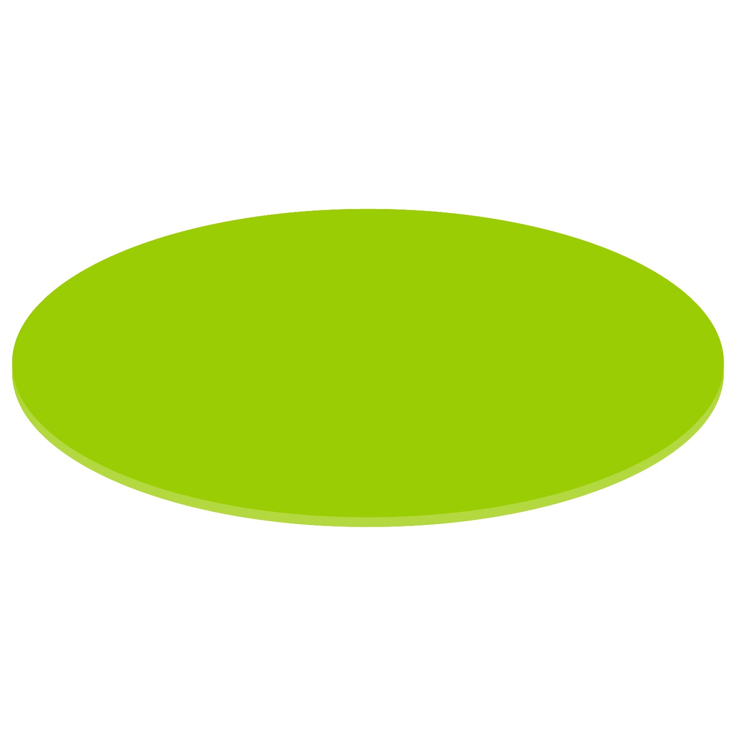 PLEXIGLAS® Zuschnitt 3-50cm - ovale Scheiben grün Amazon