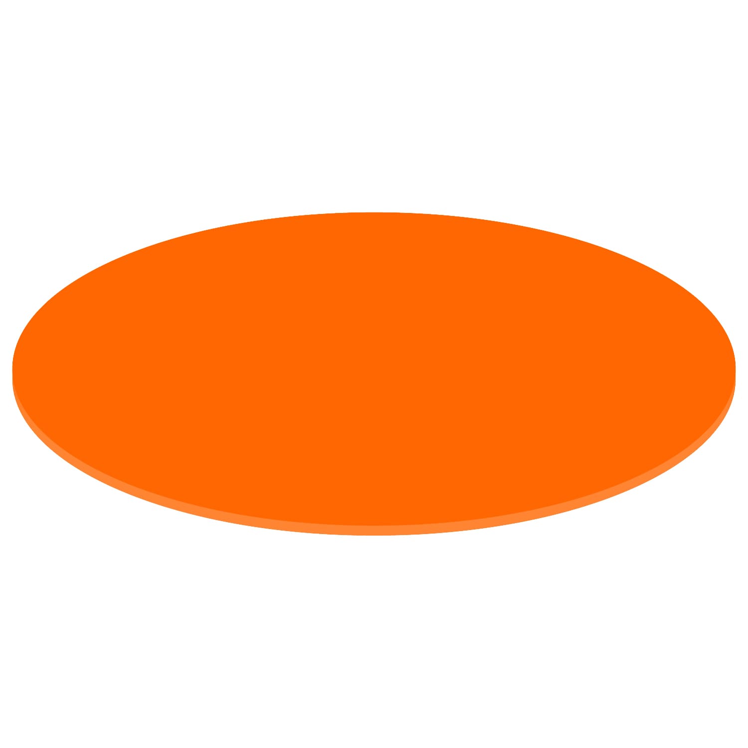 PLEXIGLAS® Zuschnitt 3-50cm - ovale Scheiben orange Amazon