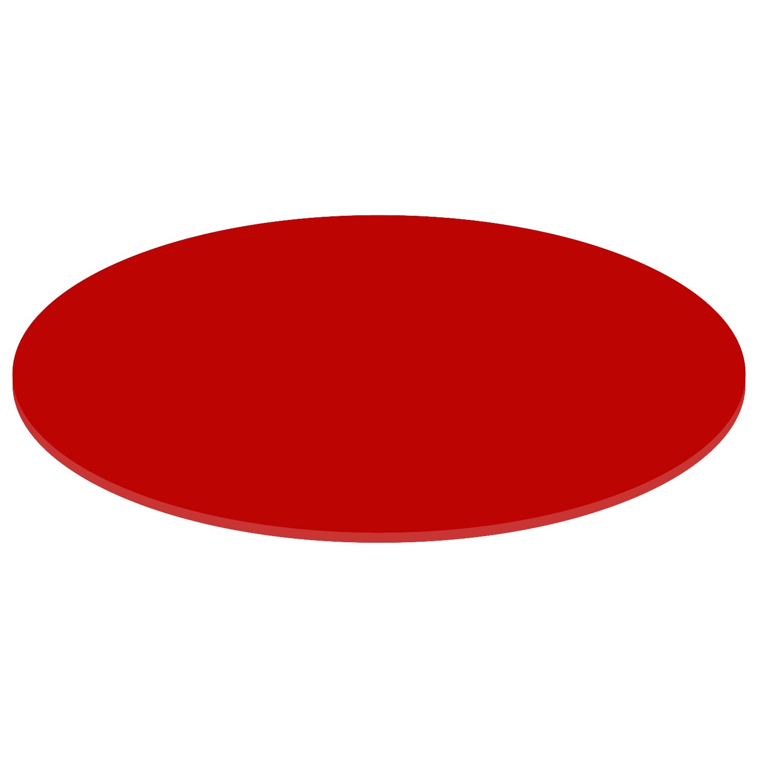 PLEXIGLAS® ovale Scheiben Zuschnitt rot 3-50cm