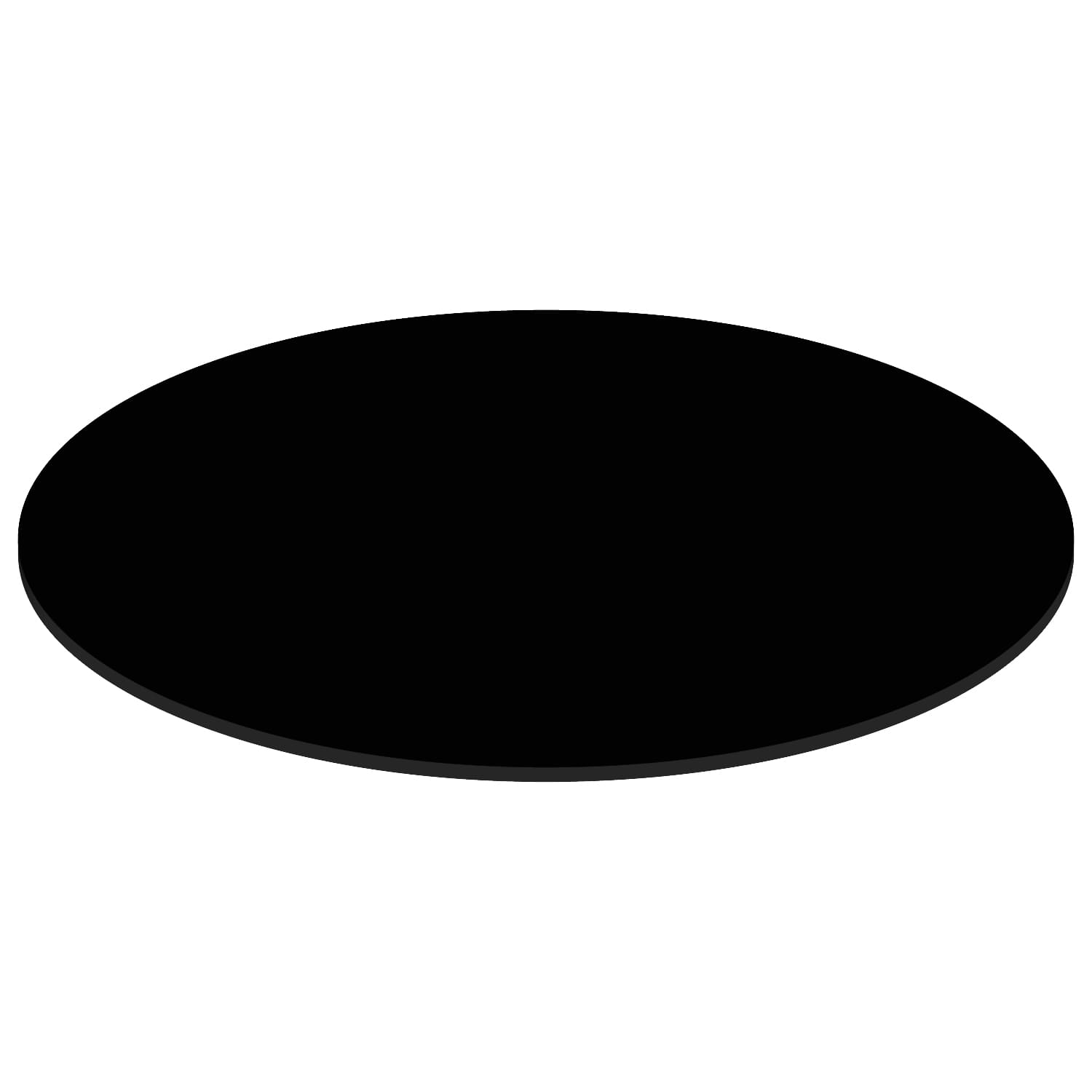 PLEXIGLAS® Zuschnitt 3-50cm - ovale Scheiben schwarz Amazon