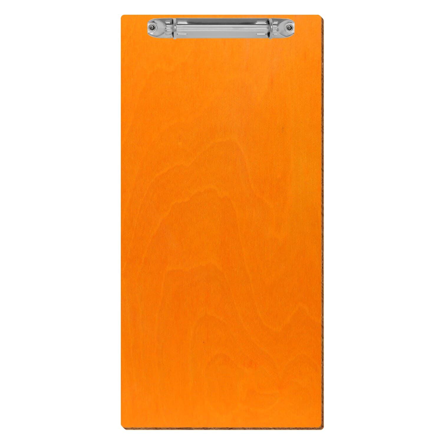 Klemmbrett Barformat Orange hochkant Ringbuchmechanik silber