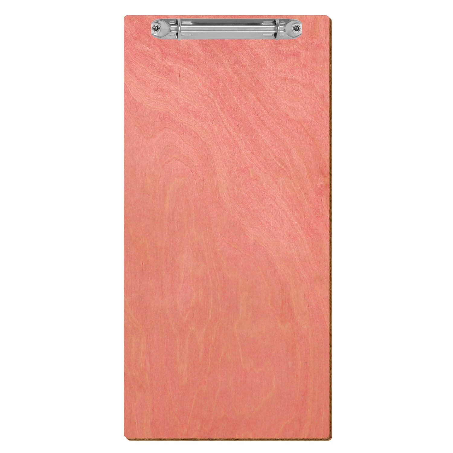 Klemmbrett Barformat Rosa hochkant Ringbuchmechanik silber