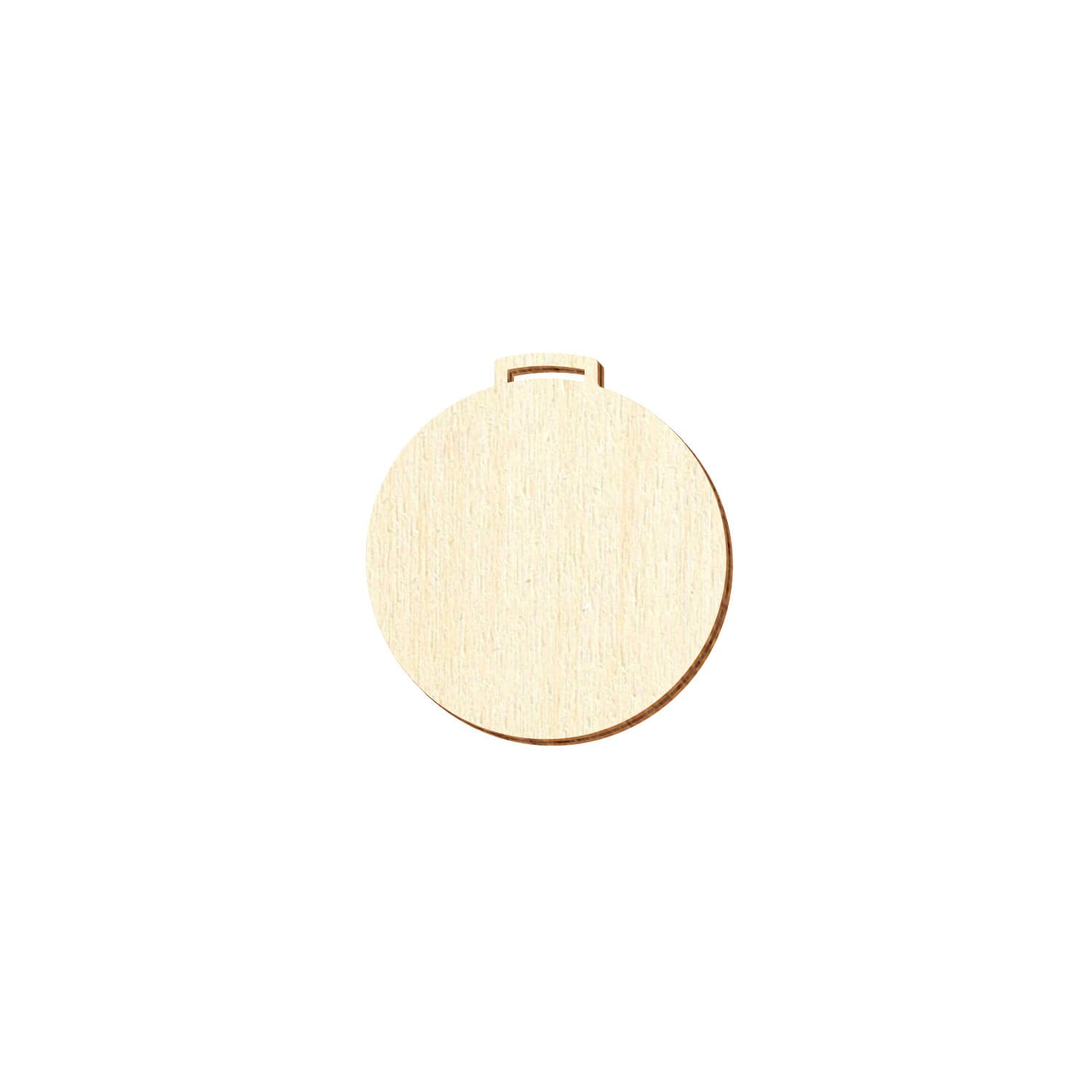 Holz Medaille rund - Deko Basteln 7cm