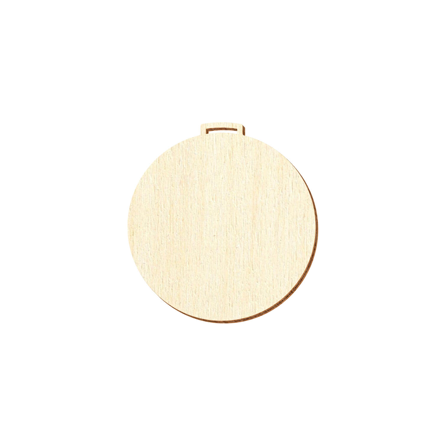 Holz Medaille rund - Deko Basteln 9cm