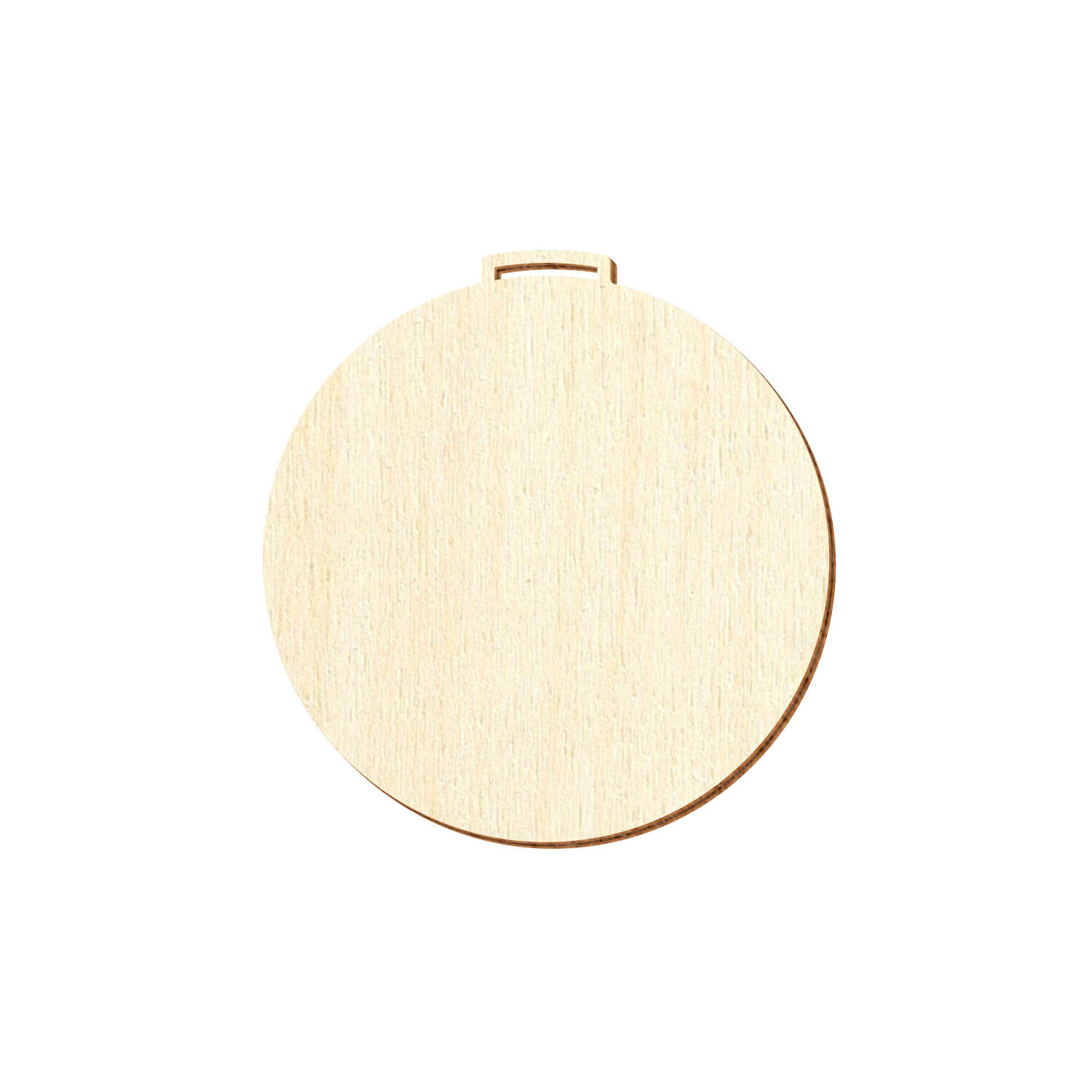 Holz Medaille rund - Deko Basteln 11cm