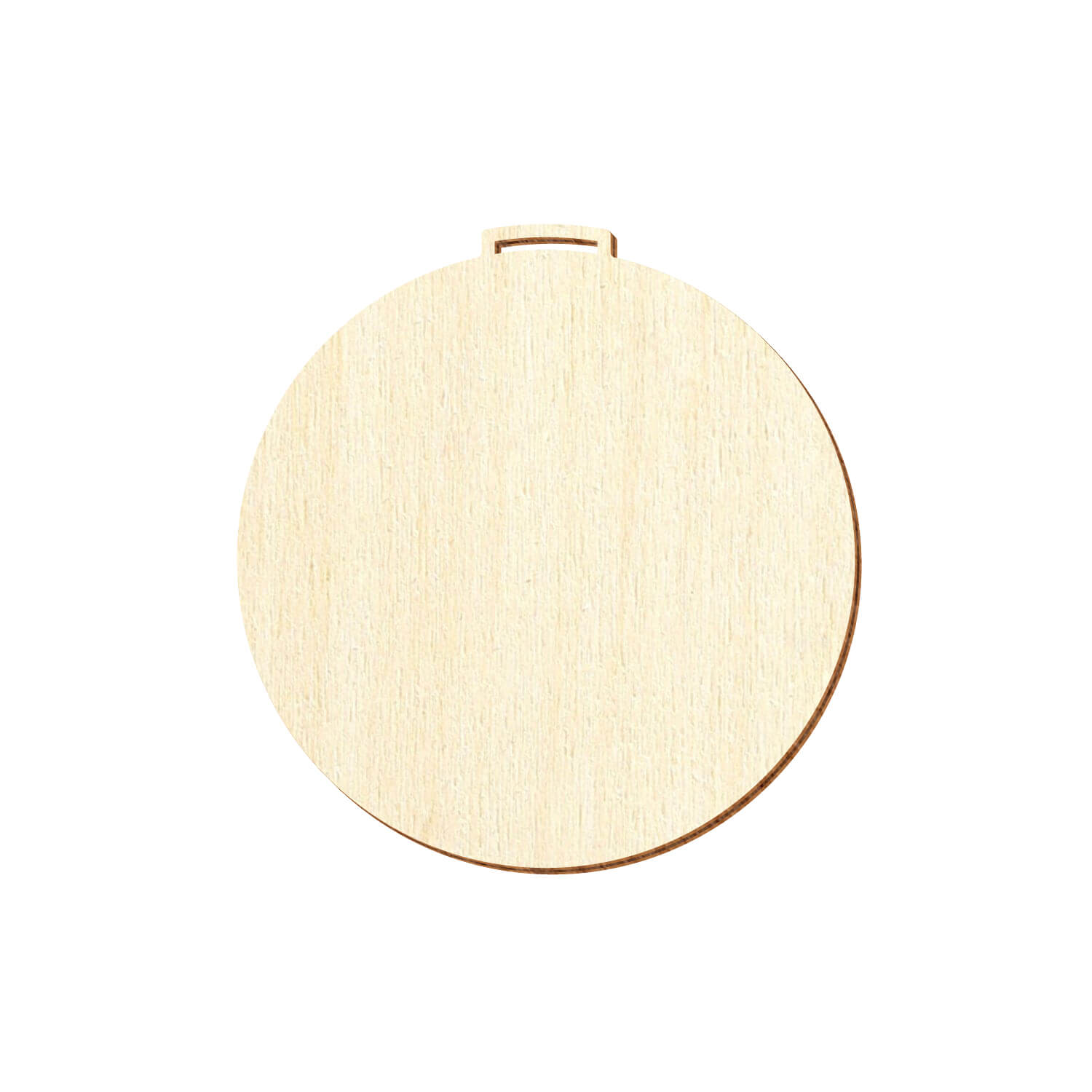 Holz Medaille rund - Deko Basteln 12cm