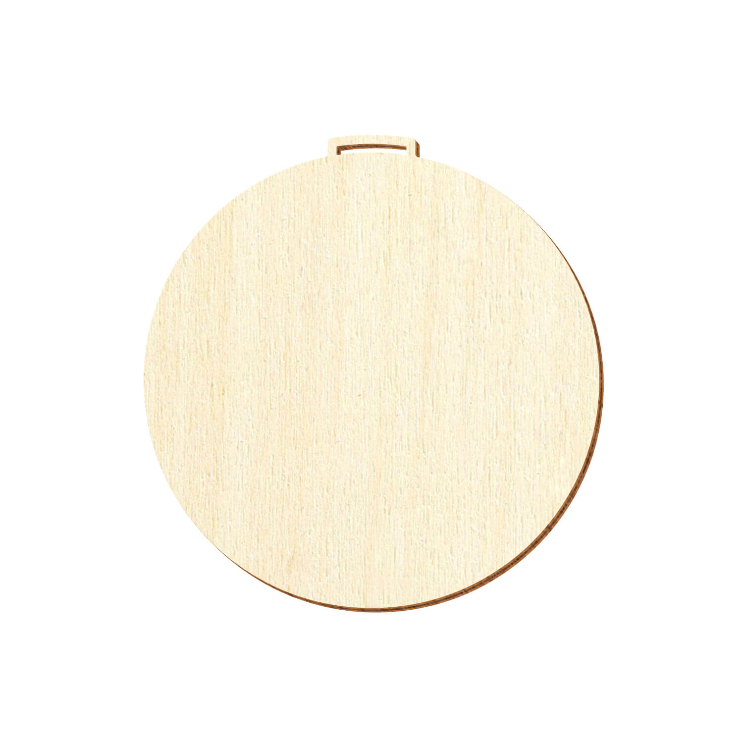 Holz Medaille rund - Deko Basteln 13cm
