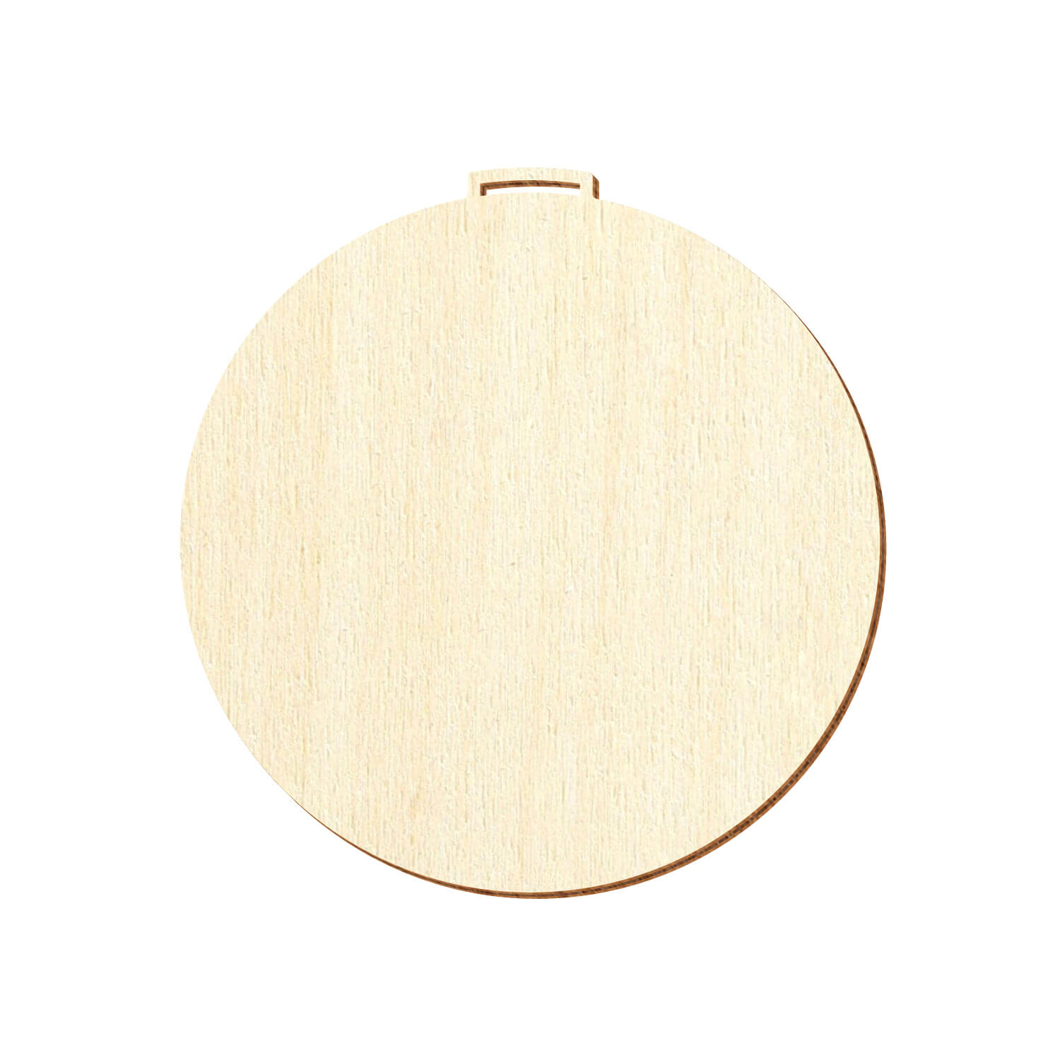 Holz Medaille rund - Deko Basteln 14cm