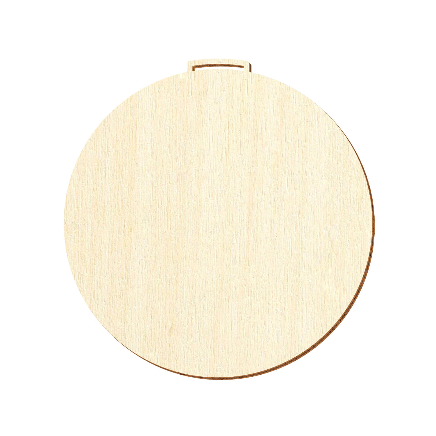 Holz Medaille rund - Deko Basteln 15cm