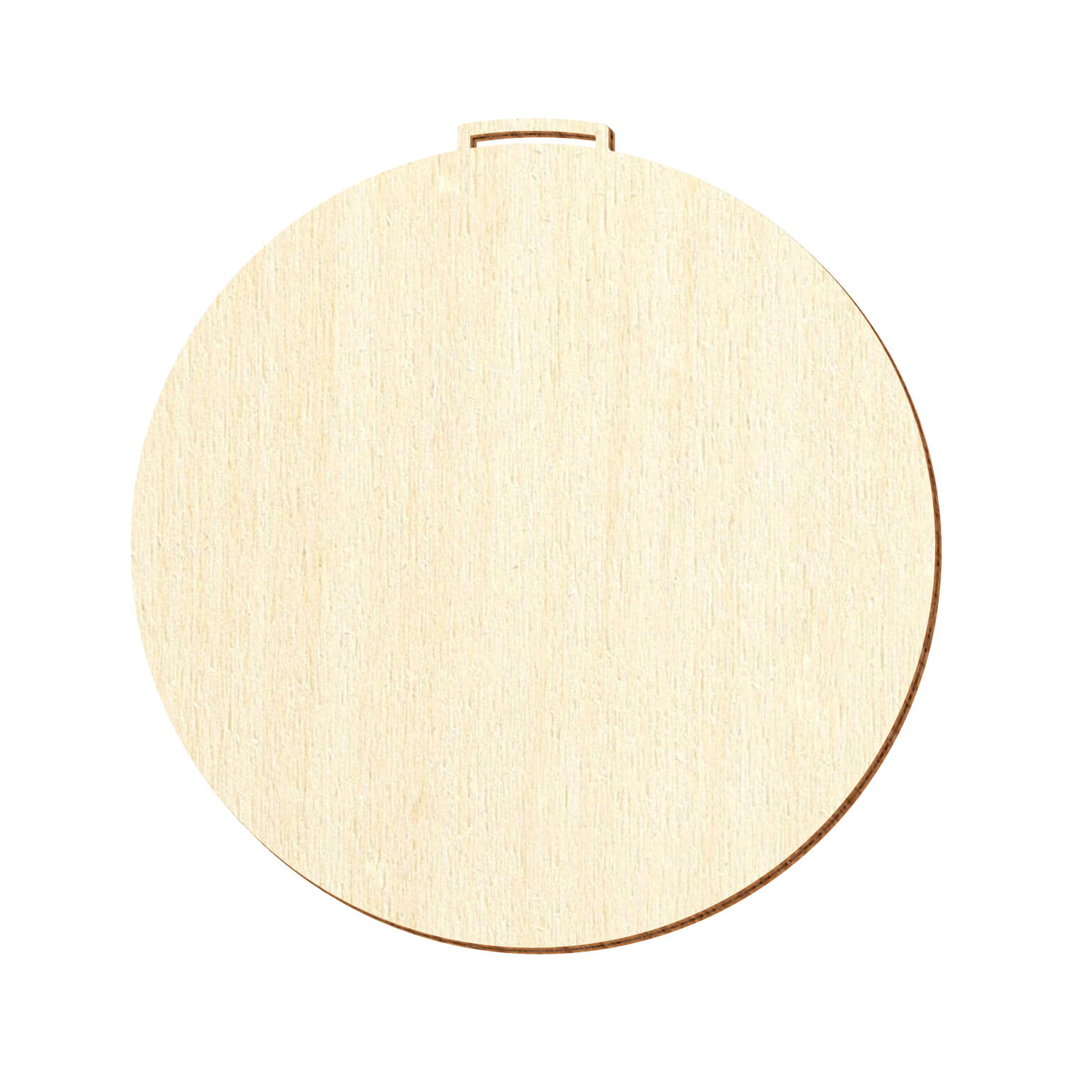 Holz Medaille rund - Deko Basteln 16cm