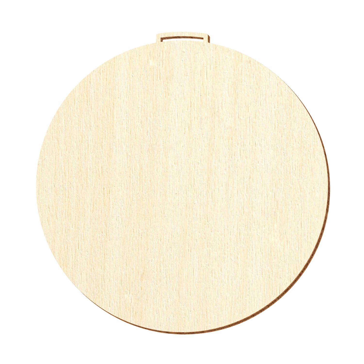 Holz Medaille rund - Deko Basteln 17cm