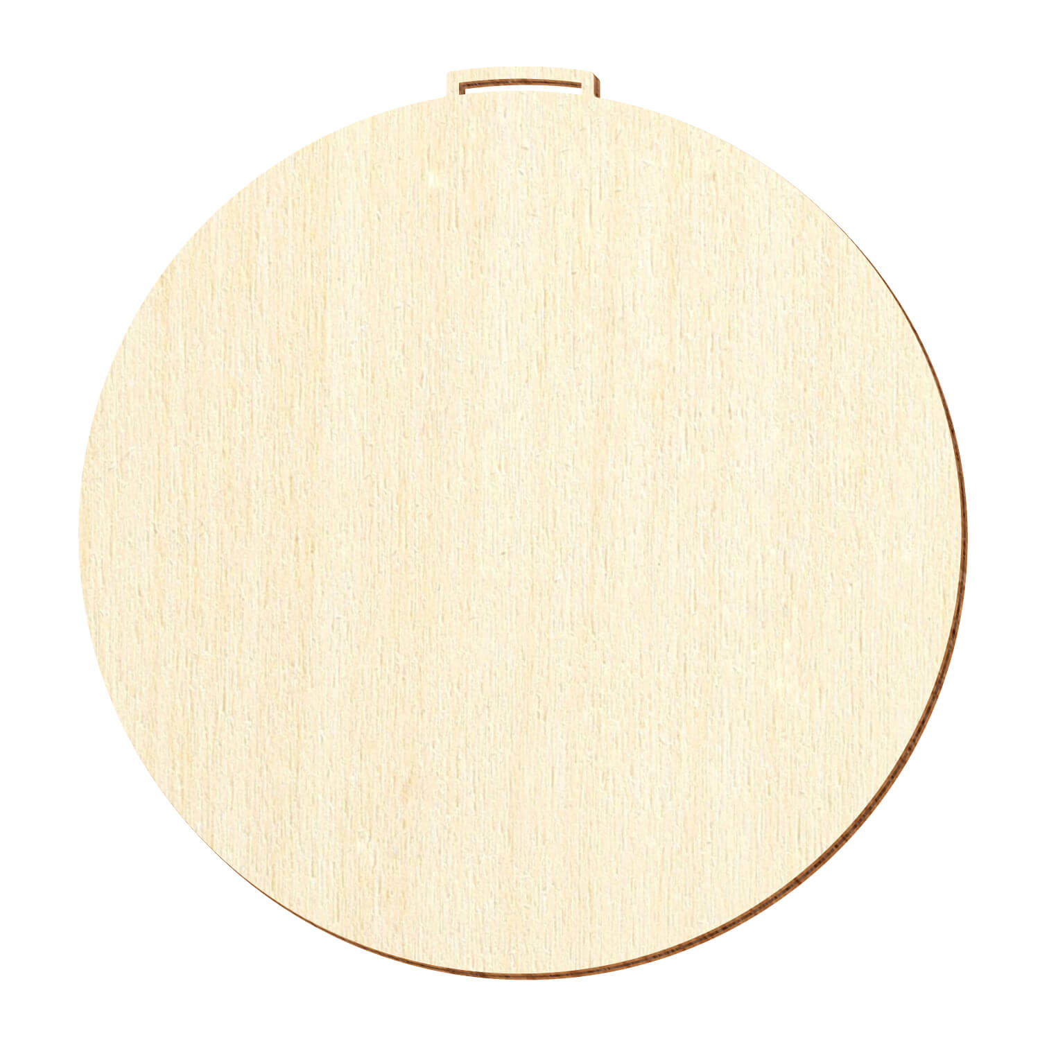 Holz Medaille rund - Deko Basteln 18cm