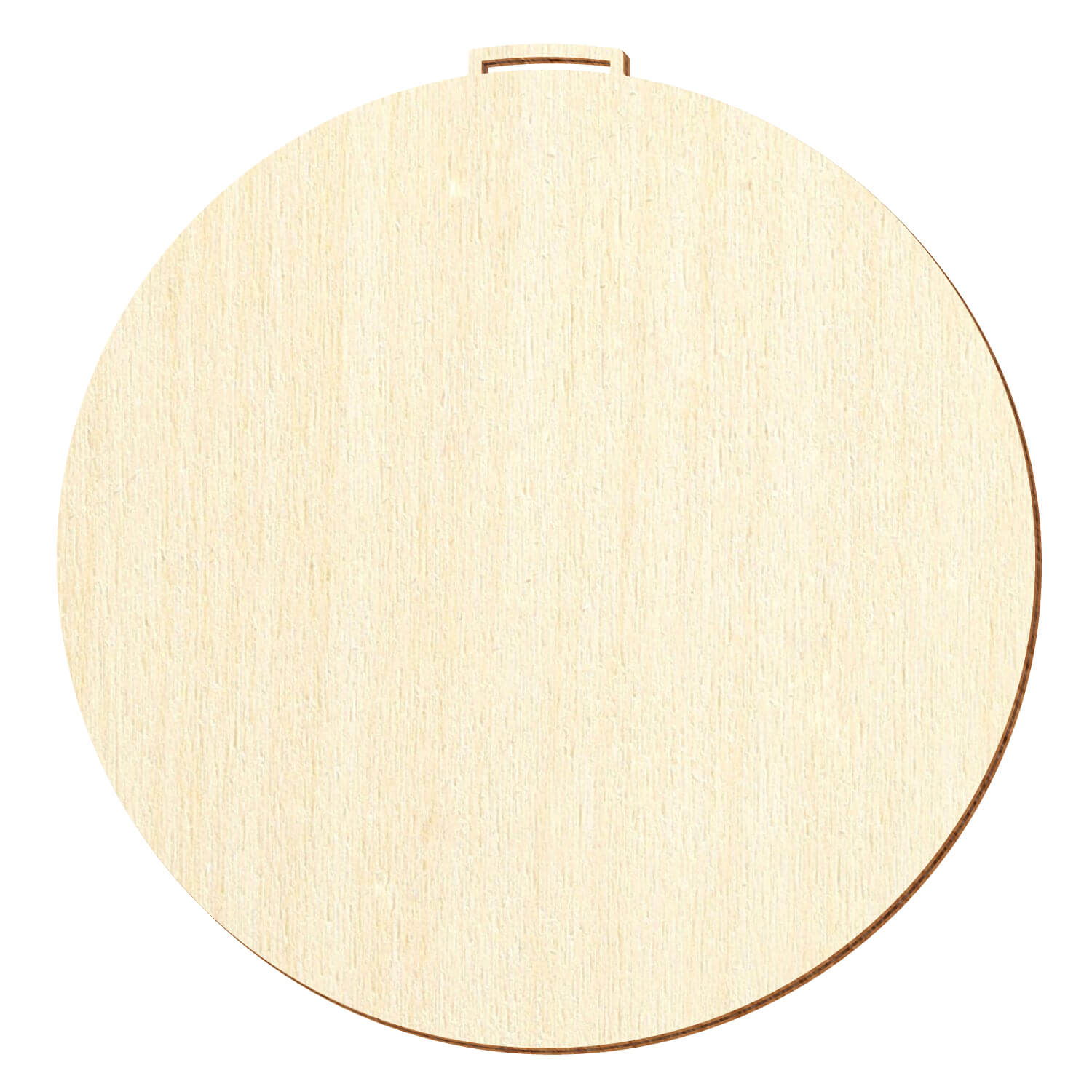Holz Medaille rund - Deko Basteln 19cm