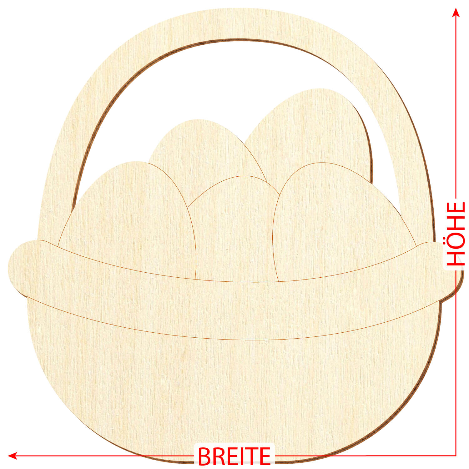 Osterkorb Größe