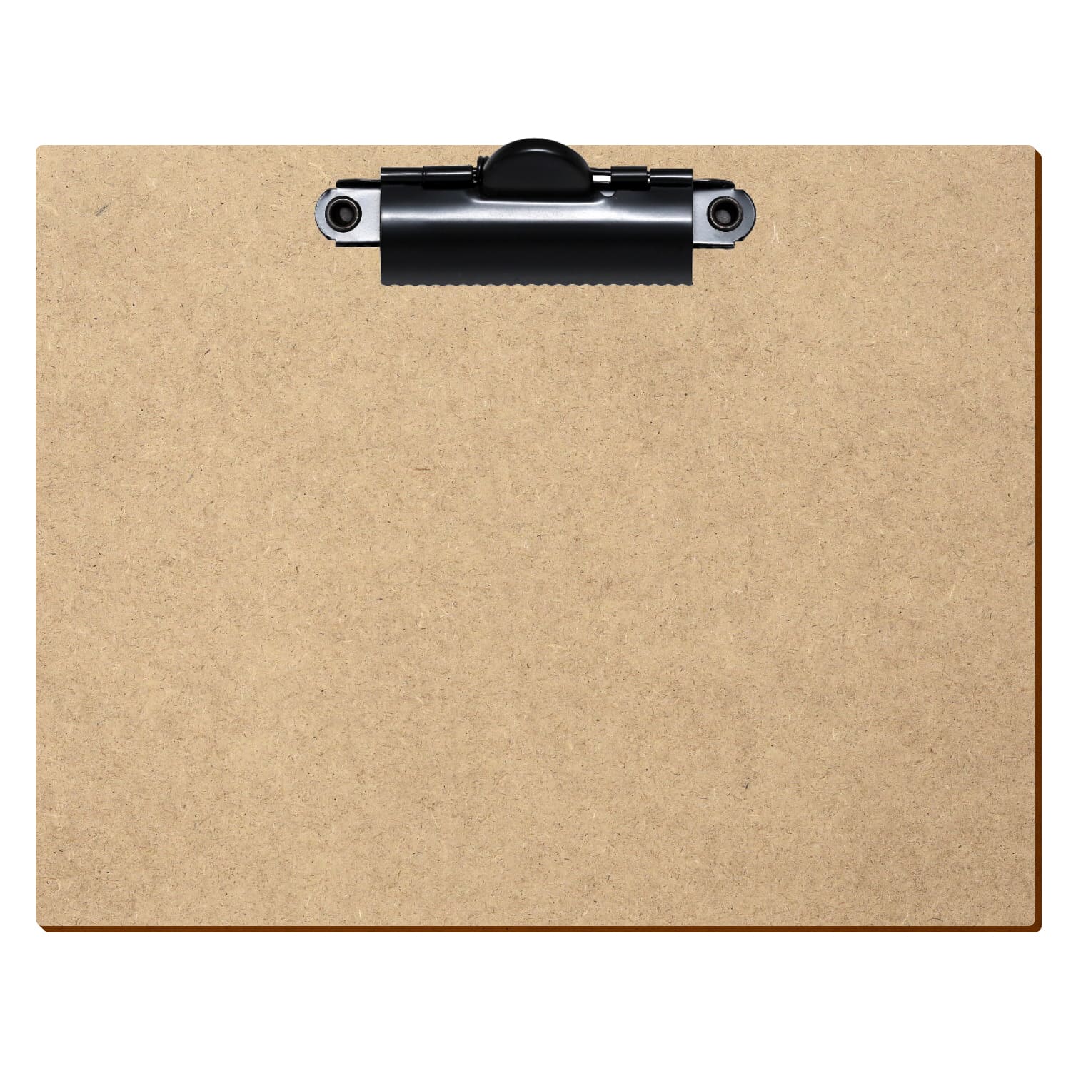 Klemmbrett Standardform HDF A6 querkant Zahnklemme schwarz