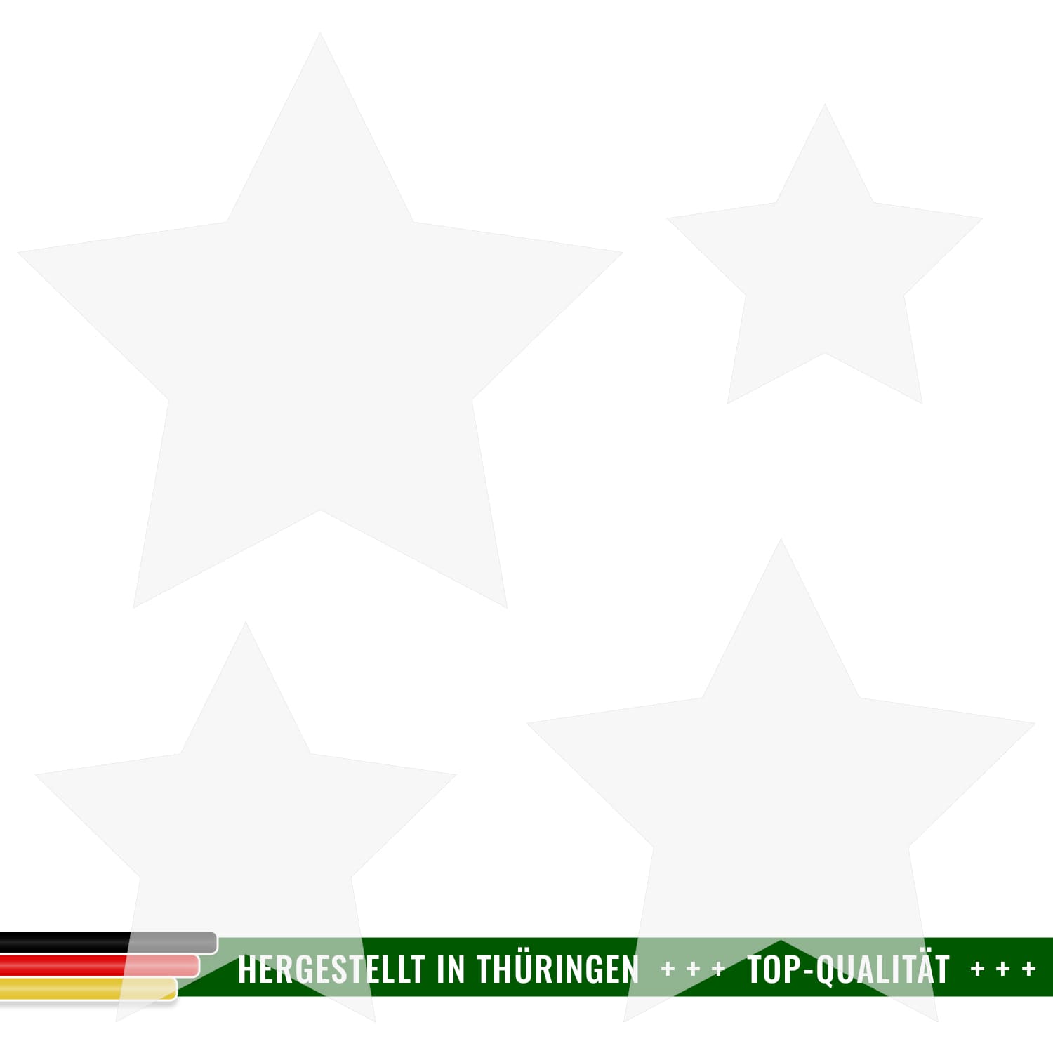 PLEXIGLAS® Zuschnitt 3-50cm - Stern Farblos transparent Gruppe