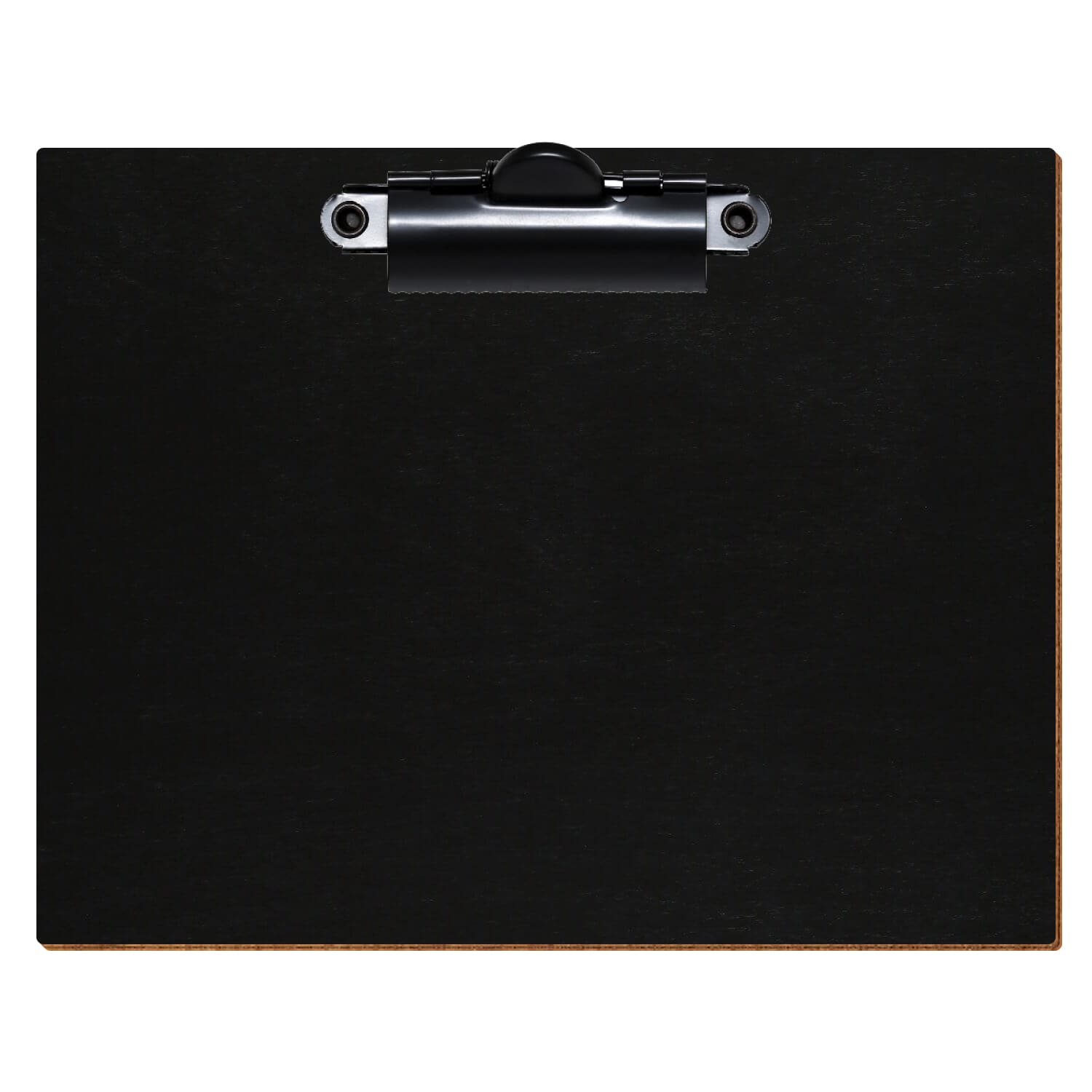 Klemmbrett Standardform Schwarz A6 querkant Zahnklemme schwarz