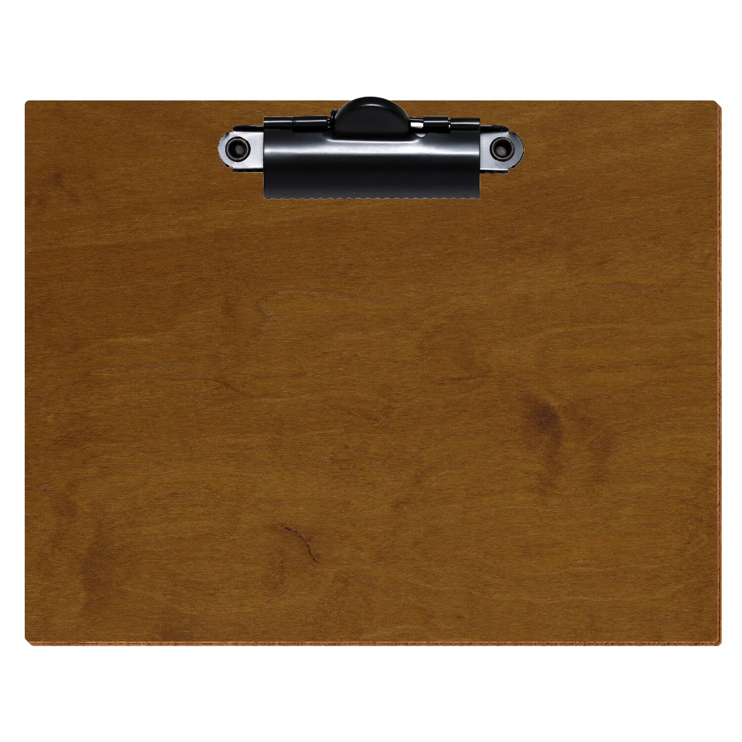 Klemmbrett Standardform Teak A6 querkant Zahnklemme schwarz