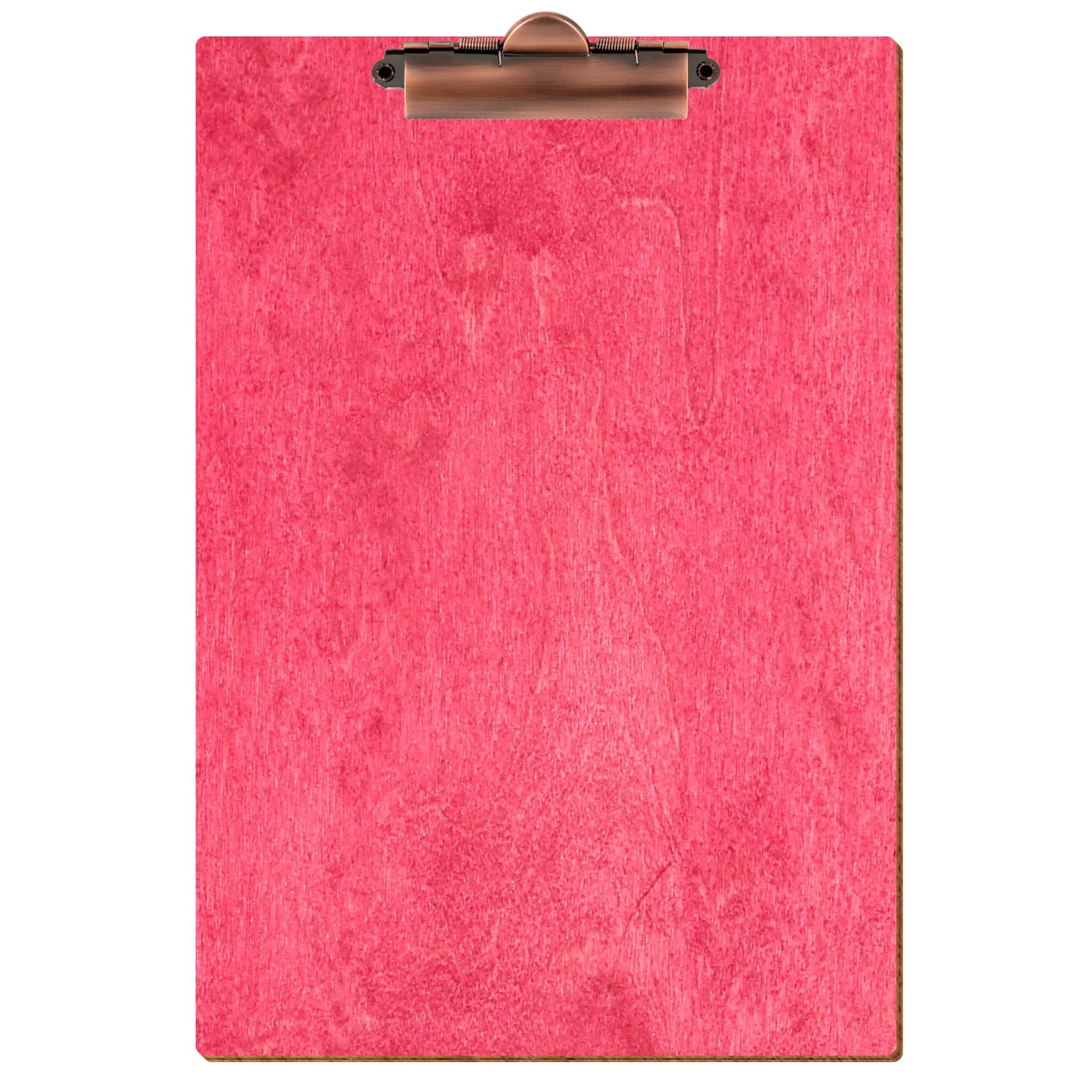 Klemmbrett Standardform Dunkelpink A4 hochkant Zahnklemme Kupfer