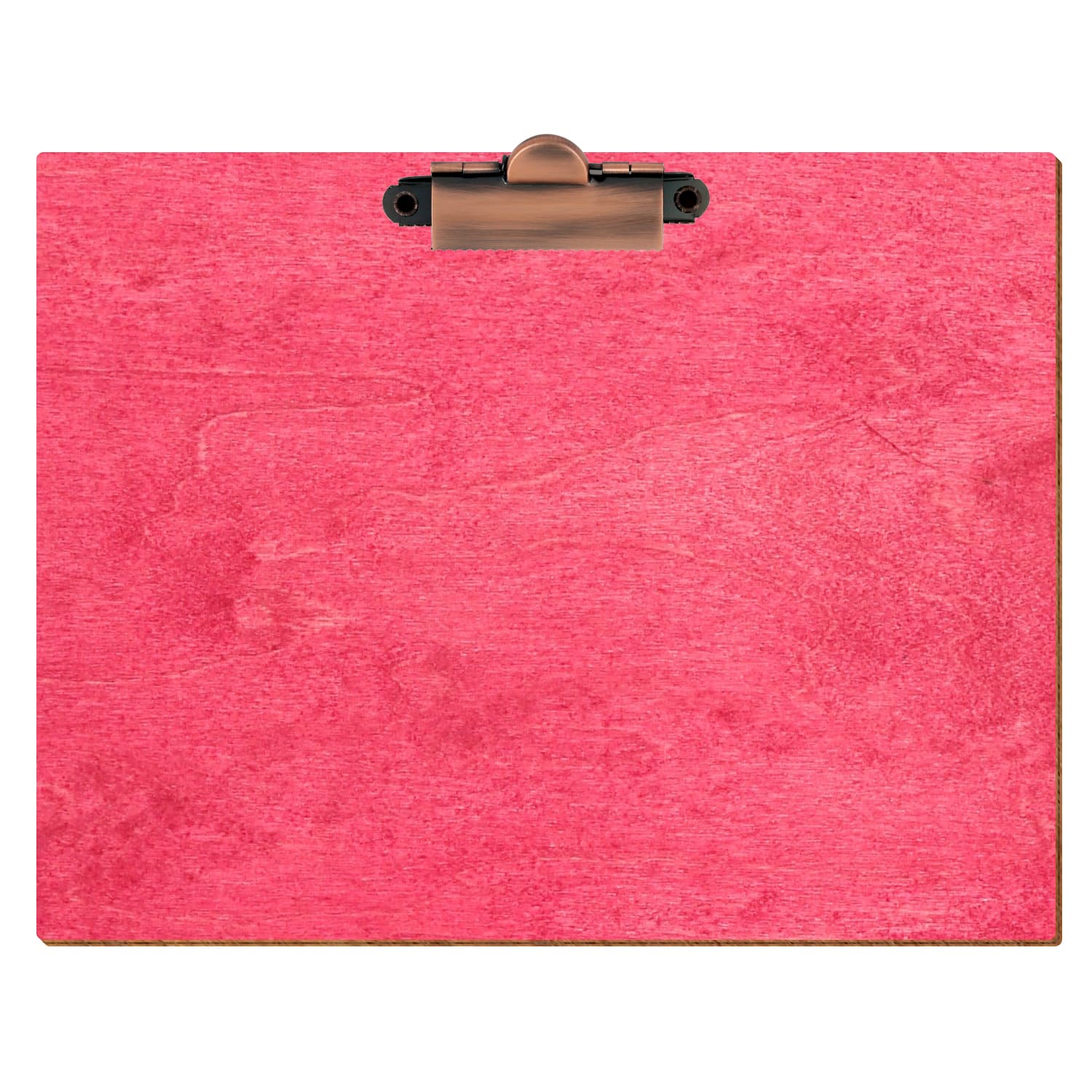Klemmbrett Standardform Dunkelpink A5 querkant Zahnklemme Kupfer