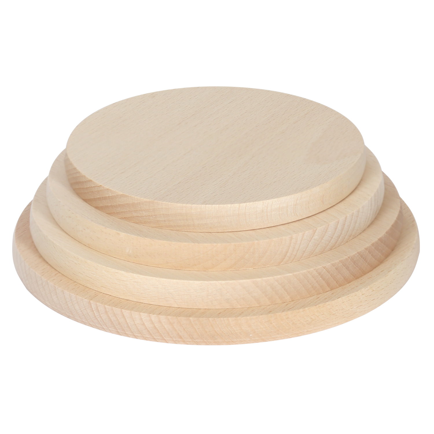 Schinkenteller Buche rund Massivholz
