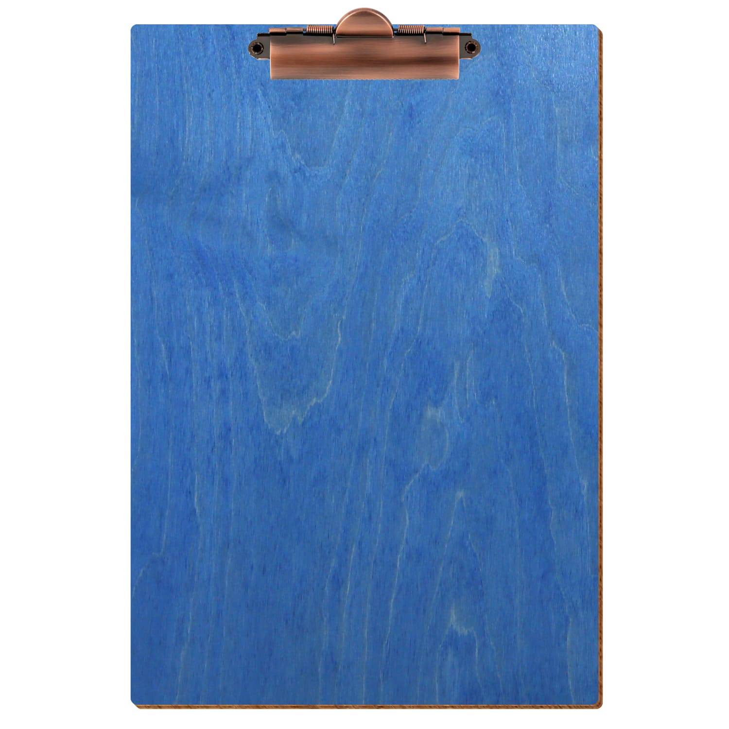 Klemmbrett Standardform Kornblumenblau A4 hochkant Zahnklemme Kupfer