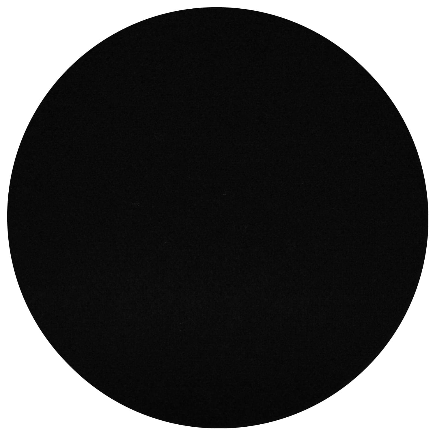 Scheibe Kreis Filz Zuschnitt Schwarz 3-60cm