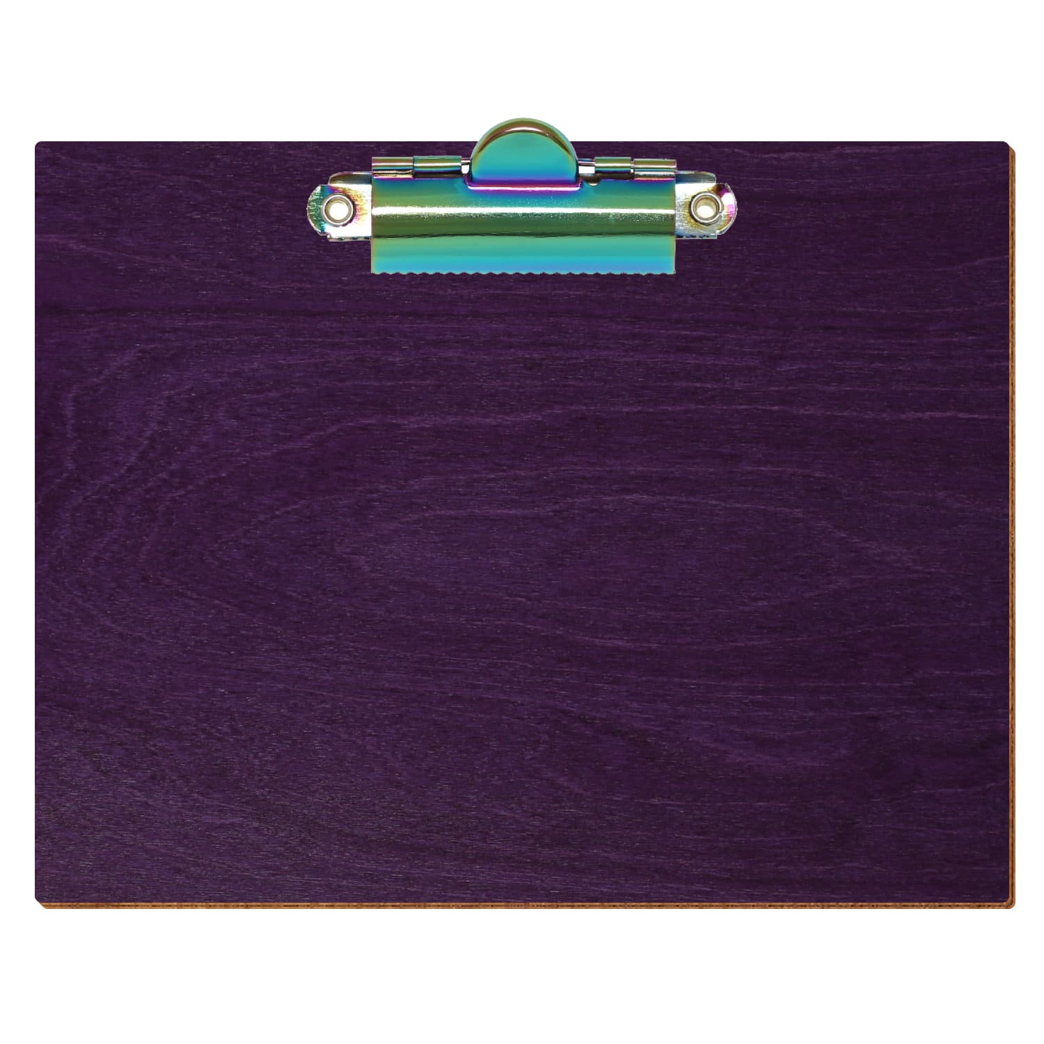 Klemmbrett Standardform Lila A6 querkant Zahnklemme Regenbogen