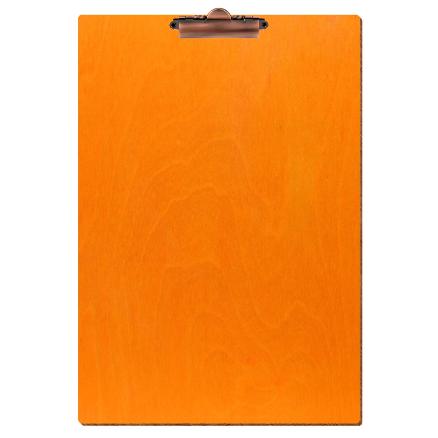 Klemmbrett Standardform Orange A3 hochkant Zahnklemme Kupfer