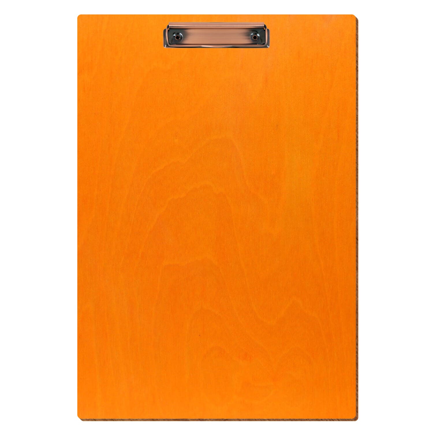 Klemmbrett Standardform Orange A3 hochkant Bügelklemme Kupfer