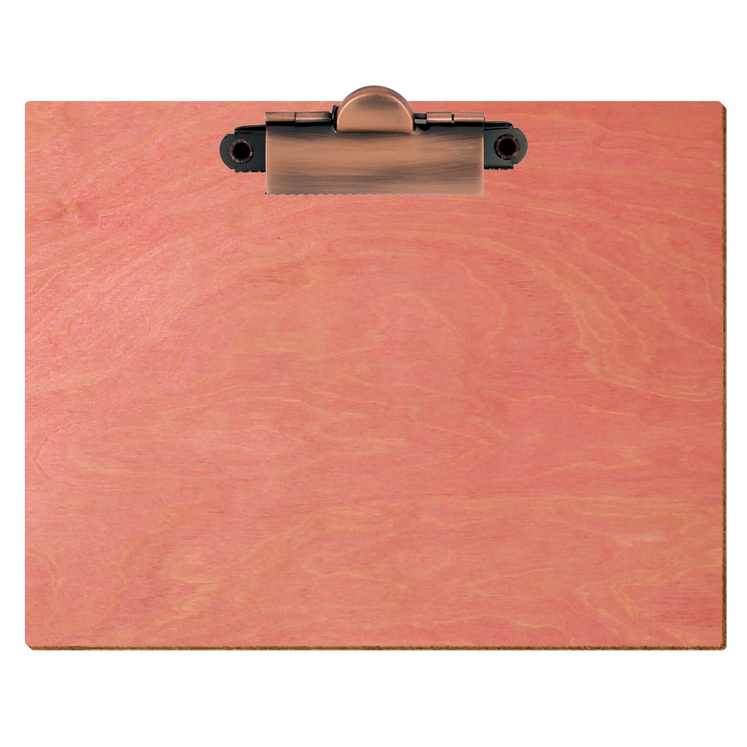 Klemmbrett Standardform Rosa A6 querkant Zahnklemme Kupfer