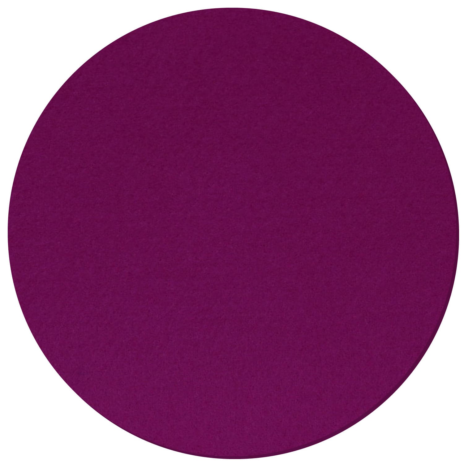 Scheibe Kreis Filz Zuschnitt Aubergine3-60cm