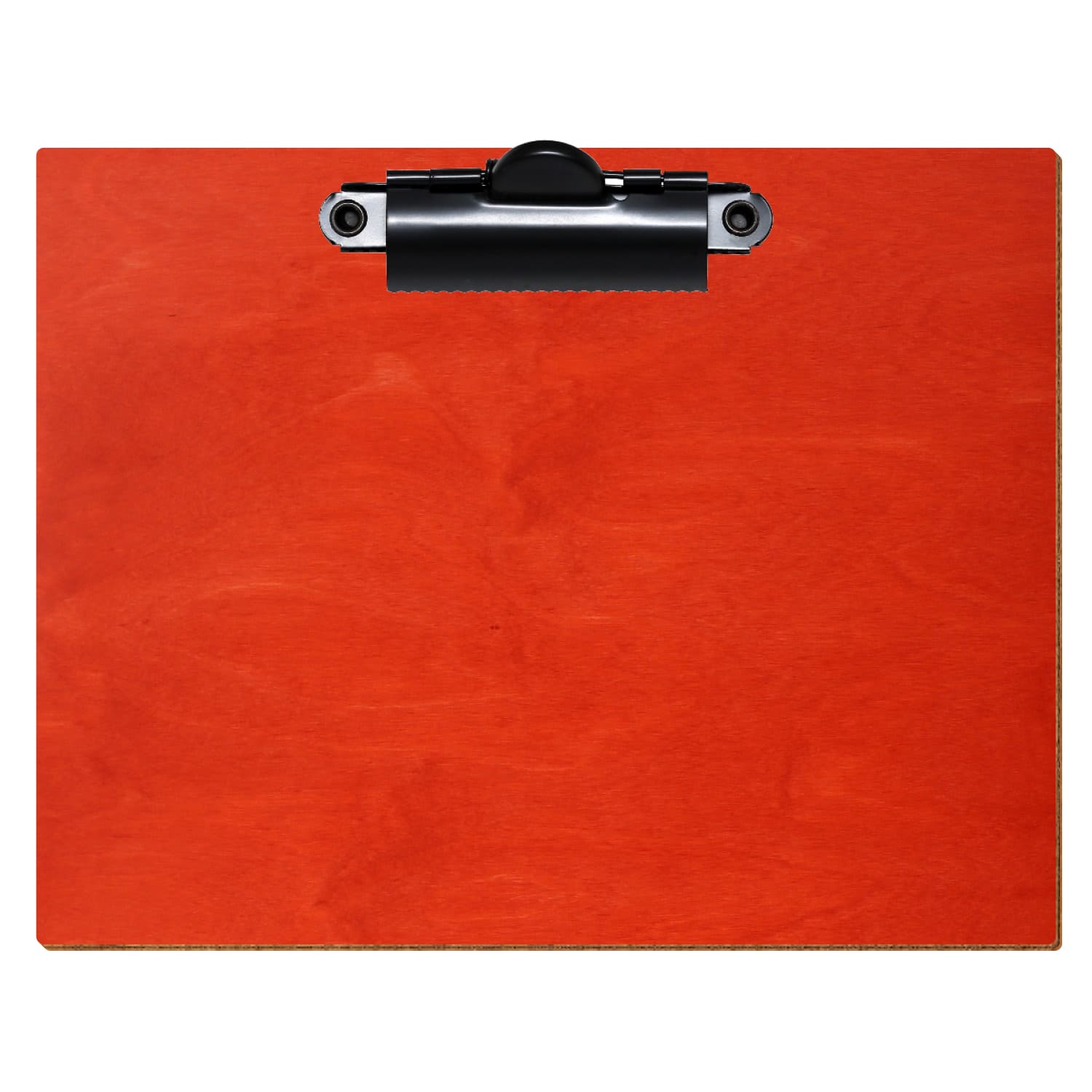 Klemmbrett Standardform Scharlachrot A6 querkant Zahnklemme schwarz