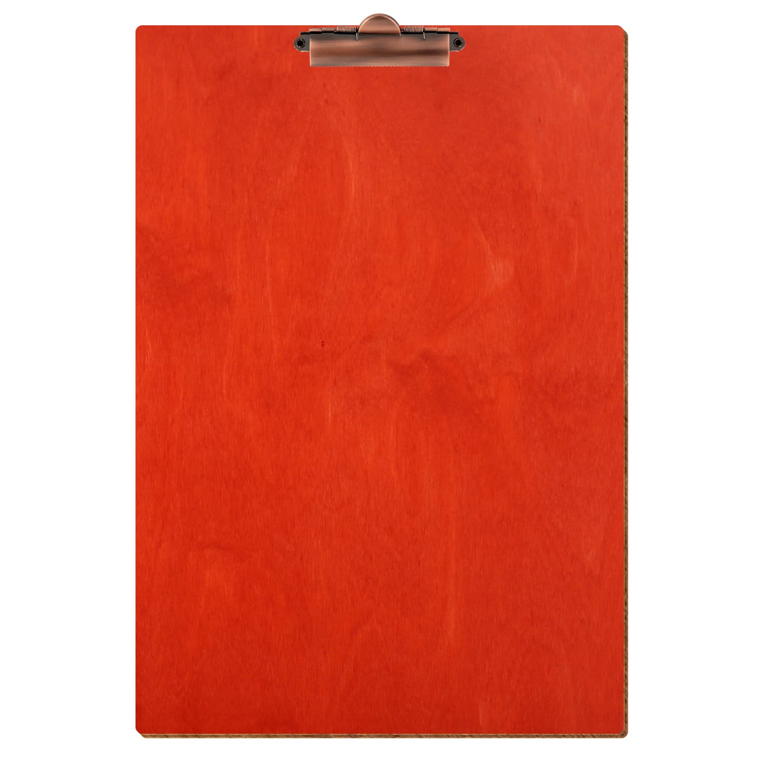 Klemmbrett Standardform Scharlachrot A3 hochkant Zahnklemme Kupfer