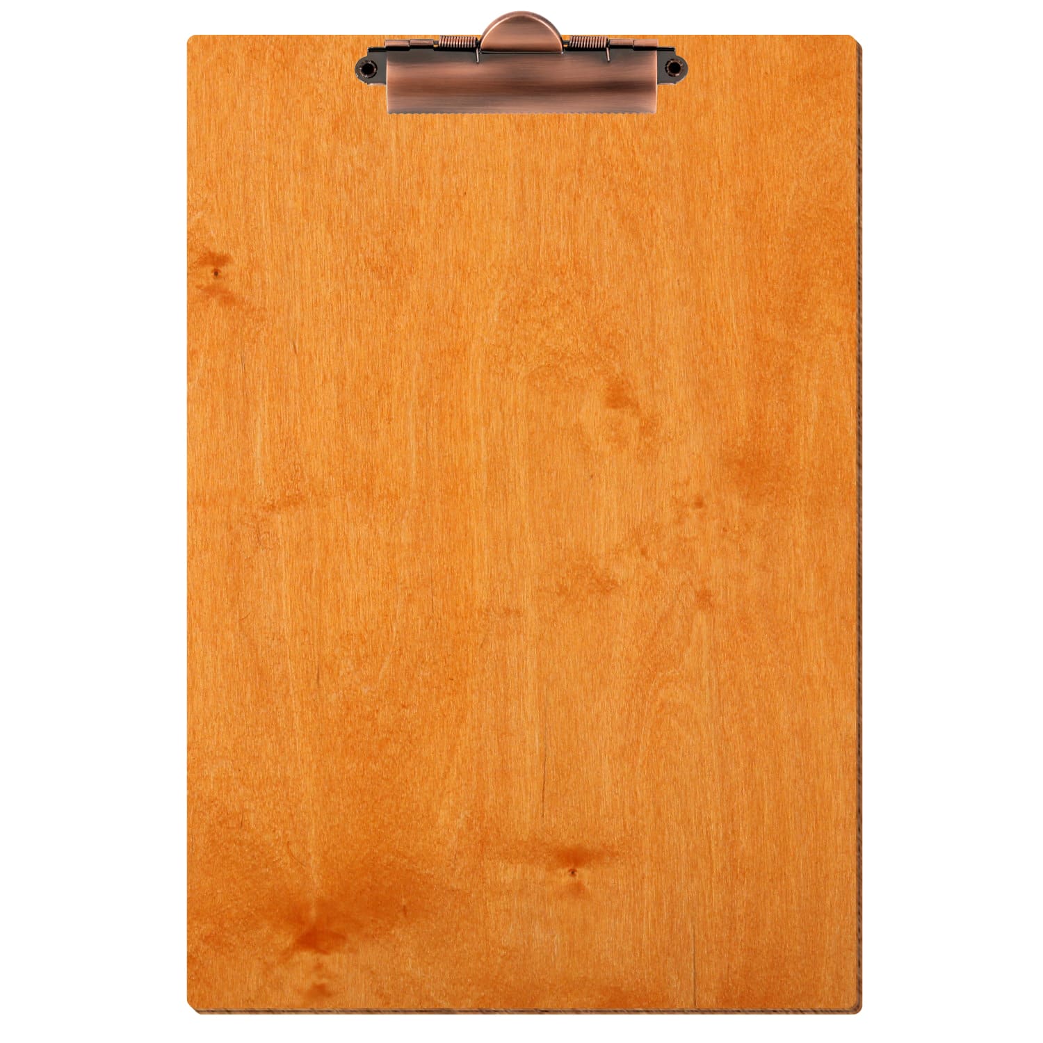 Klemmbrett Standardform Toscana A4 hochkant Zahnklemme Kupfer
