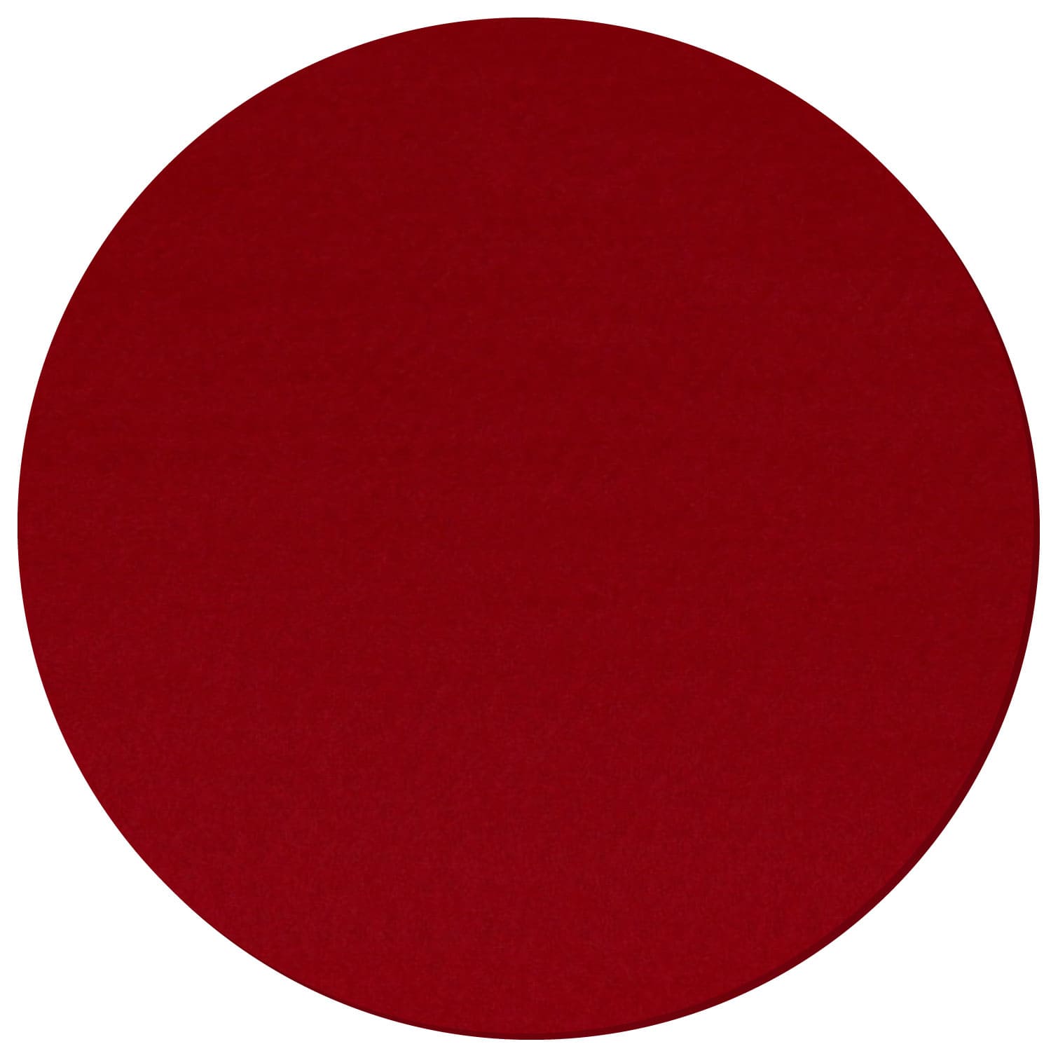 Scheibe Kreis Filz Zuschnitt Dunkelrot 3-60cm