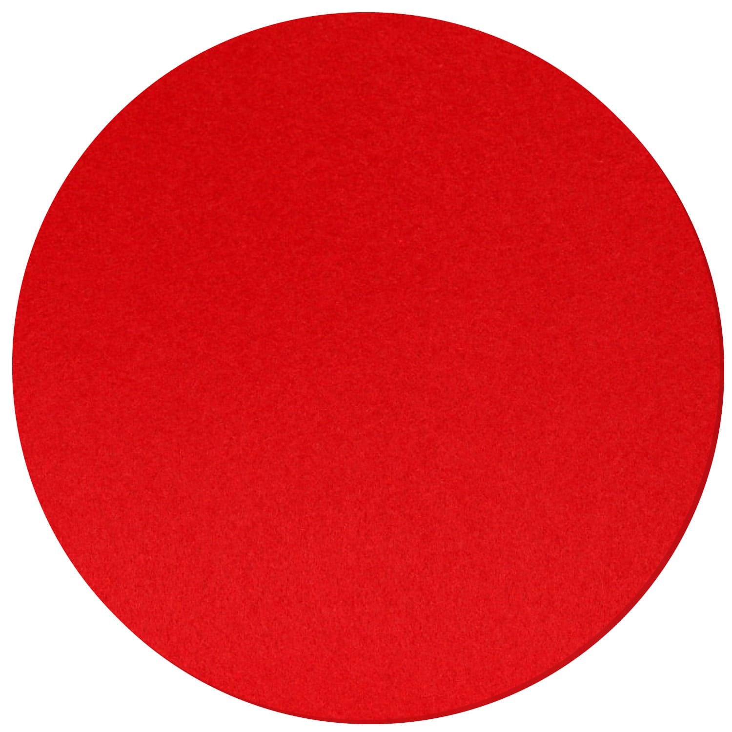 Scheibe Kreis Filz Zuschnitt Rot 3-60cm
