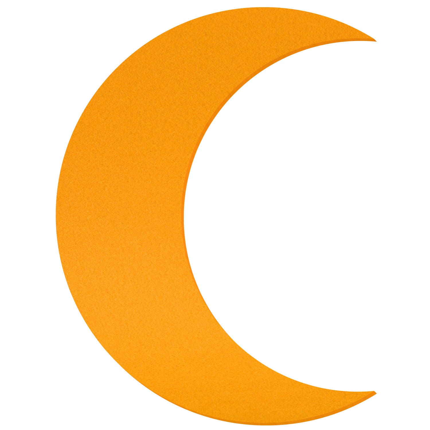 Mond Filz Zuschnitt gelb 3-60cm